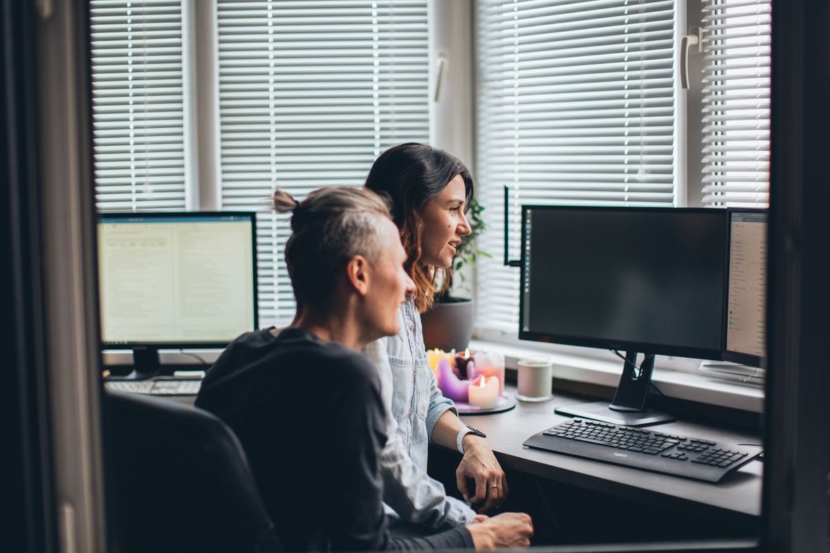 People working together